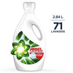 Detergente Líquido Ariel Doble Poder Concentrado de 2.84 L