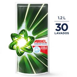 Detergente Líquido Ariel Doble Poder Concentrado de 1.2 L