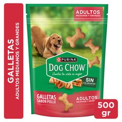 Galletas Perro Adulto Dog Chow Mediano Grande 500 g
