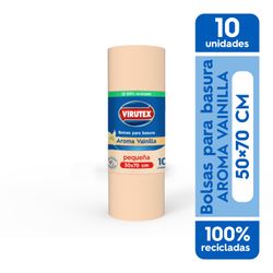 Bolsa de Basura Virutex Aroma Vainilla 100% Reciclada 50 x 70 cm 10 un.