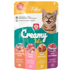 Snack Gato Fellini Creamy Mix 12 un.
