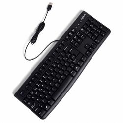 Teclado Alámbrico Negro Logitech K120