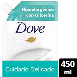 Jabón Líquido Dove Cuidado Delicado 450 ml
