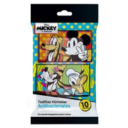 Toallas Húmedas Antibacteriales Mickey 10 un.