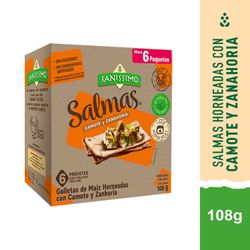 Galletas Salmas Camote 6 un. 108 g