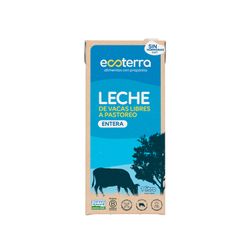 Leche Ecoterra Entera Vacas Libre Pastoreo 1 L