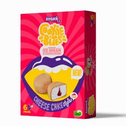 Helado Icenack Cookie Bite Cheesecake 210 g