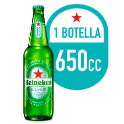 Cerveza Heineken Silver Lager 4.0° 650 cc