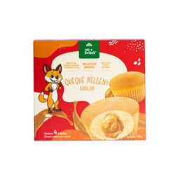 Queque Nutrisa Relleno con Manjar sin Sellos 4 un.