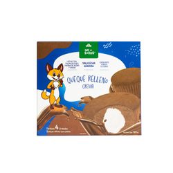 Queque Nutrisa de Chocolate Relleno con Crema sin Sellos 4 un.