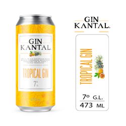 Gin Kantal Tropical 7° Lata 474 cc