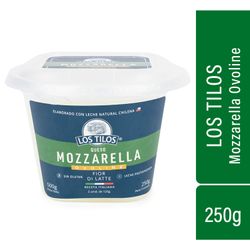 Queso Mozzarella Los Tilos Envasado Trozo 250 g