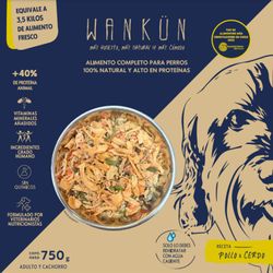 Alimento Perro Adulto Wankün Pollo Deshuesado 750 g