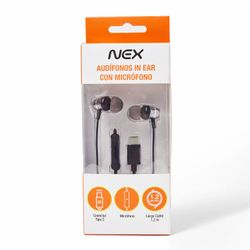 Audífonos In Ear Nex con Mic Tipo C