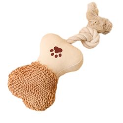 Juguete Peluche Hueso con Cuerda