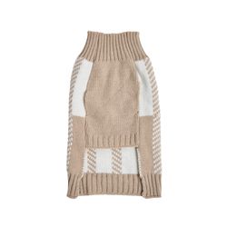 Chaleco Beige con Rayas Talla M