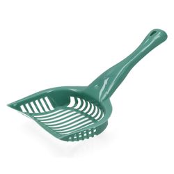 Pala Plástica para Arena Sanitaria Verde