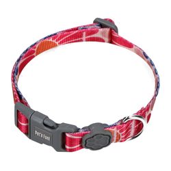 Collar para Perro Pro Poliéster con Flores Talla S