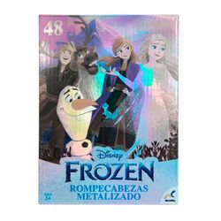 Puzzle Metalizado Frozen 48 pzs