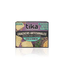Galletas Tika Mini Crackers Chía y Romero 140 g