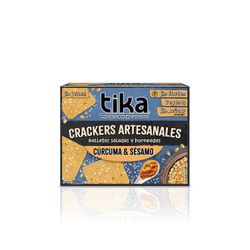 Galletas Tika Mini Crackers Cúrcuma y Sésamo 140 g