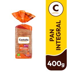 Pan Molde Castaño Integral 400 g