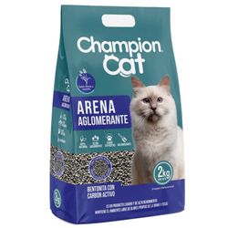 Arena Bentonita con Carbón Champion Cat 2 kg