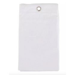 Pack 2 Forros de Cortina PVC Blanco 180 x 180 cm