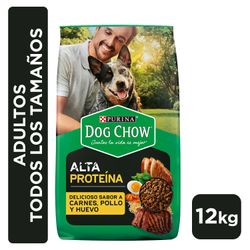 Alimento Perro Dog Chow Adulto Alta Proteína 12 kg