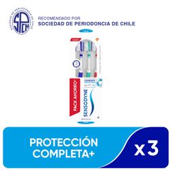 Cepillo de Dientes Sensodyne Complete Protection Suave 3 un.