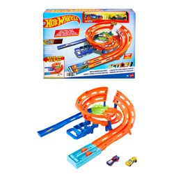 Hot Wheels Action Pista de Juguete Circuito Giro Veloz