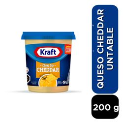 Queso Cheddar Untable Kraft 200 g