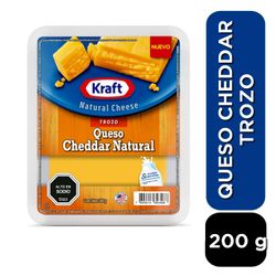 Queso Cheddar Kraft Trozo 200 g