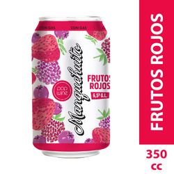 Cóctel de Vino Manquehuito Frutos Rojos Lata 375 cc