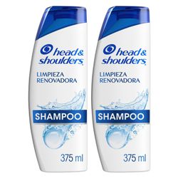 Pack 2 un. Shampoo Head & Shoulders Limpieza Renovadora 375 ml