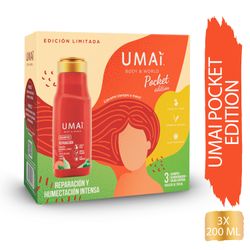Pack Umai: Shampoo 200 ml + Acondicionador 200 ml + Crema 200 ml