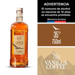 Licor Alto del Carmen Vanilla Coffee 35° 750 cc
