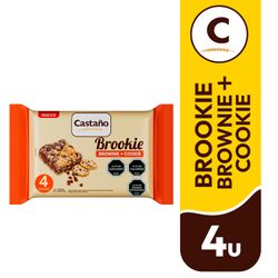 Brownie Galleta Brookie Castaño 4 un.