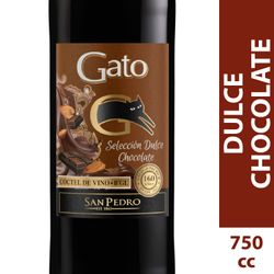 Cóctel de Vino Gato Selección Dulce Chocolate 750 cc