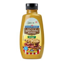 Mostaza American Dream Cuisine & Co Spicy Brown 340 g
