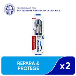 Cepillo de Dientes Sensodyne Repara & Protege 2 un.