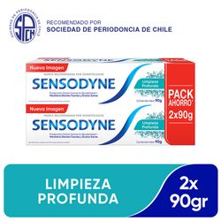 Pasta Dental Sensodyne Limpieza Profunda 2 un. 90 g