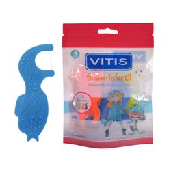 Aplicador de Hilo Dental Vitis Flosser Kids