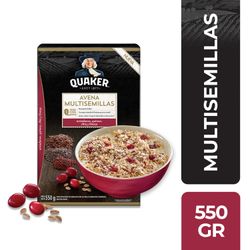 Avena Multisemillas Quaker Arándanos, Quínoa, Chía y Linaza 550 g
