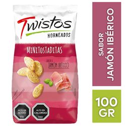 Mini Tostaditas Twistos Sabor Jamón Ibérico 100 g