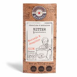 Chocolate Bitter Quintal con Naranja Jengibre 100 g