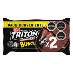 Pack 2 un. Galleta Tritón Sabor Chocolate 95 g
