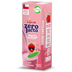 Leche Soprole Sin Lactosa Zerolacto Frutilla 200 ml
