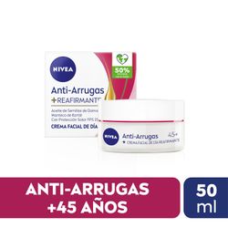 Crema Facial de Día Antiarrugas Reafirmante de Nivea 50 ml