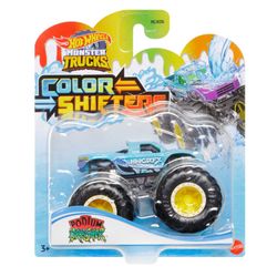 Vehículo Hot Wheels Monster Trucks Color Shifters Surtido Escala 1:64